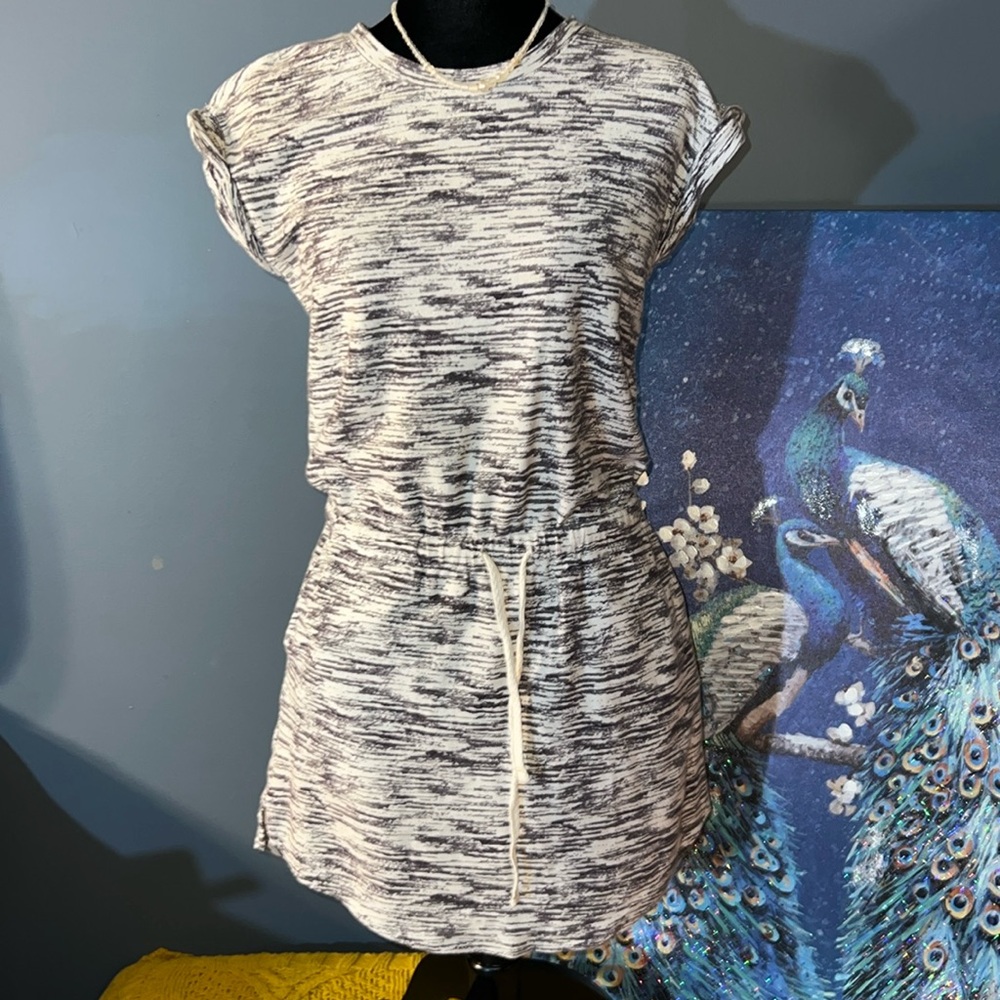 Lou & Grey Size XS Heathered Gray Dress